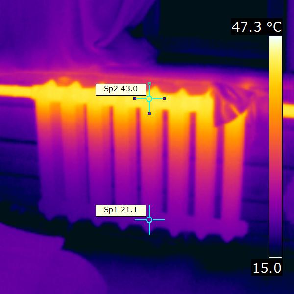 тепловизионное обследование: отображение потерь тепла через тепловизор